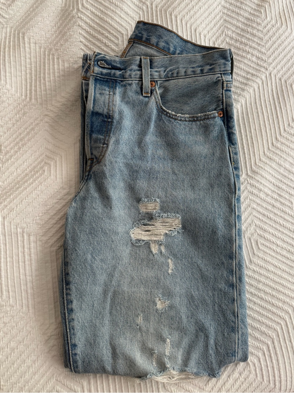 Levi's Light Blue Straight Leg Women's Jeans